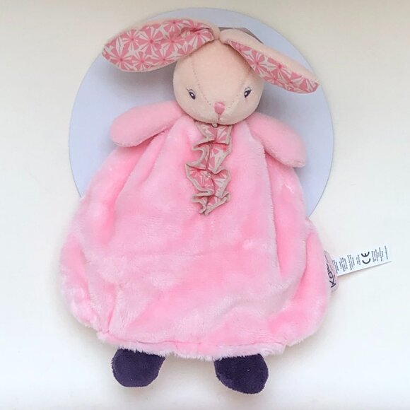 Kaloo Brand New Pink Rabbit Hand Puppet /Soft Doudou /Lovey/Security blanket 🐇 - Picture 4 of 9
